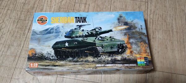 【箱はたたんで発送します】1/72 M551シェリダン 空挺戦車 エアフィックス AIRFIX SHERIDAN