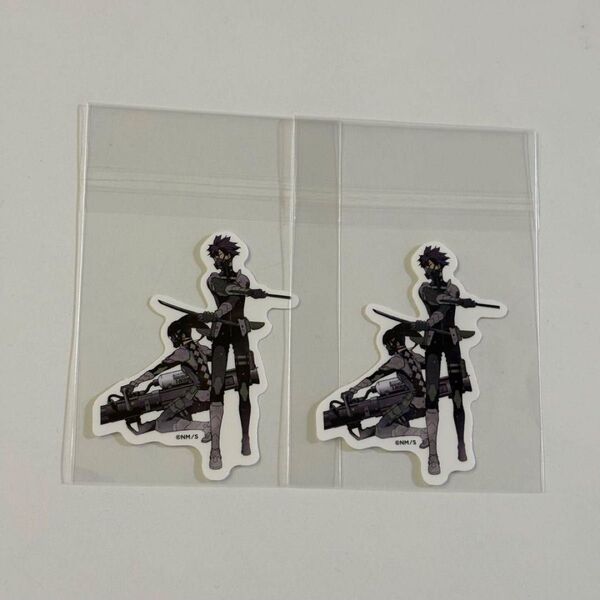 ジャンプラ展 少年ジャンプ+ スーベニア ステッカー 怪獣8号 保科宗四郎 亜白ミナ