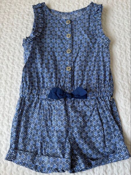 ノースリーブ ロンパース 女の子 子供服 80cm