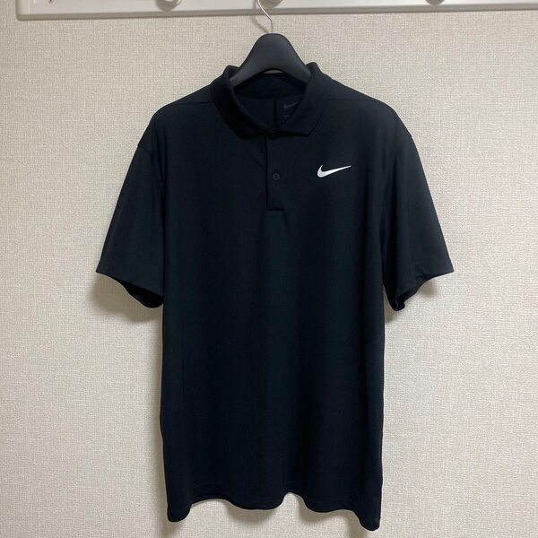ナイキ NIKE メンズ Dri-FIT ソリッド ゴルフ 半袖 ポロシャツ FZ7482 010 ブラック 2025年春夏モデル