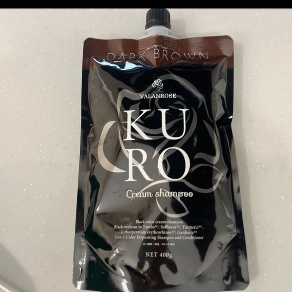 バランローズ KUROクリームシャンプー ダークブラウン×1個