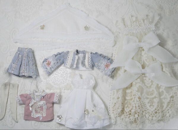 *『printempsのめぐりあい』*ネオブライスアウトフィット Blythe outfit set 8点セット ブライス