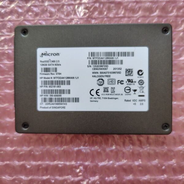 Micron 128GB SSD