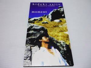 【送料無料】CD 西城秀樹 moment / YOSHIKIプロデュース【8cmCD】