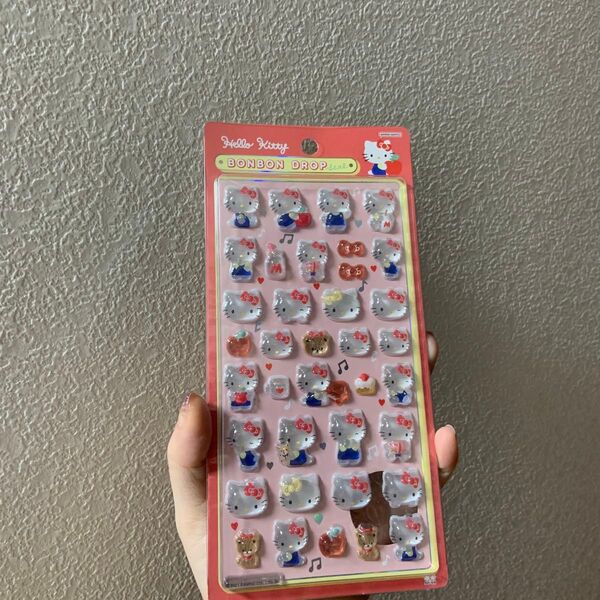 サンリオ ハローキティ Hello kitty B ボンボンドロップシール
