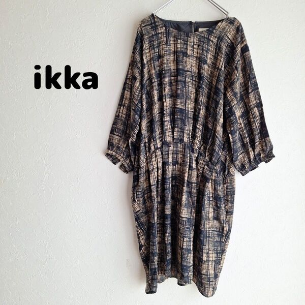 【未使用】ikka ワンピース イッカ 3856