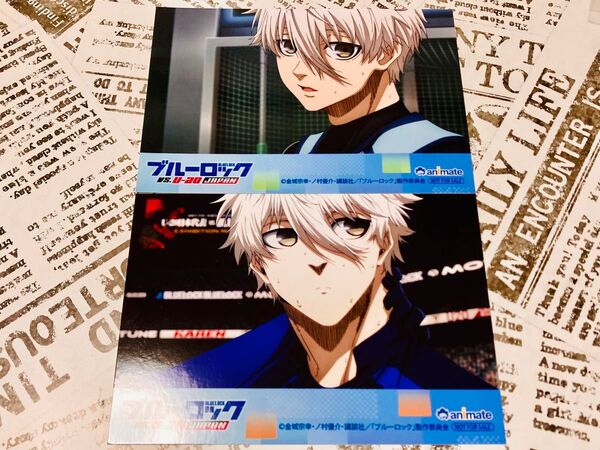 ブルーロック Blu-Ray アニメイト 特典 ブロマイド 凪誠士郎