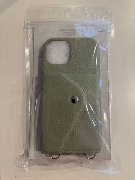 【新品未使用】iPhone15用ケース カードケース付