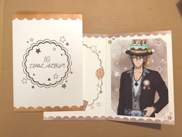 アイドリッシュセブン バースデー カード ブロマイド コレクション 16 IDOL ALBUM 御堂 虎於 ZOOL アイナナ