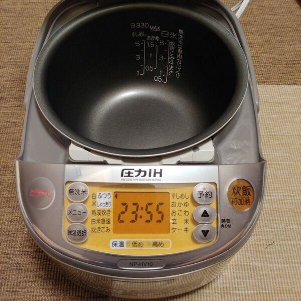 象印 圧力IH炊飯ジャー NP-HV10 5.5合炊き
