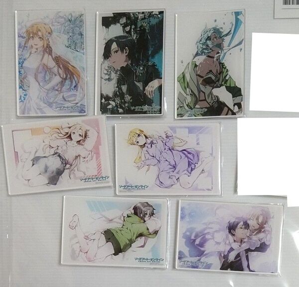 ソードアート・オンライン SAO★くじ引き堂★アクリルパネル 8種類・アスナ、キリト、シノン、アリス、詩乃