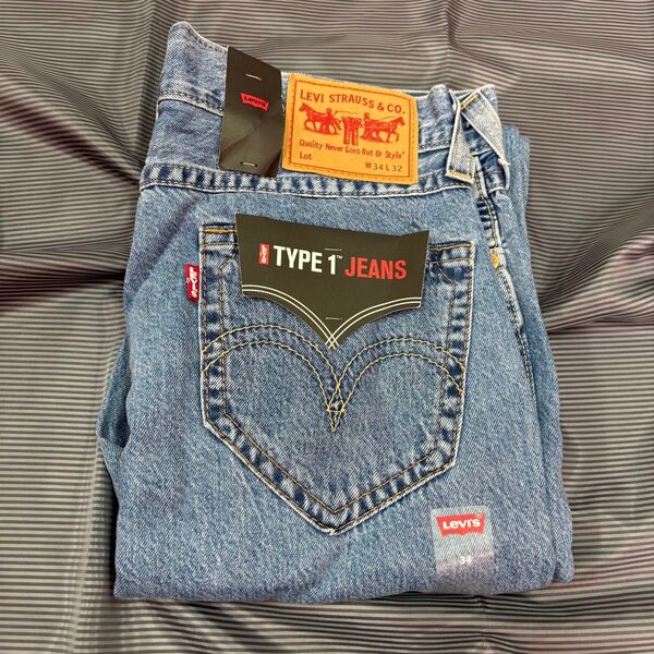 【JM-3-3】LEVI'S505 TYPE1ストレートW34L32新品未使用