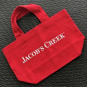 トートバッグ ☆ ミニバッグ ☆ JACOB’S CREEK ☆ オーストラリア ☆ Australia ☆ ワイン ☆ wine ☆ ノベルティ☆ 非売品 ☆ 赤 ☆ 中古