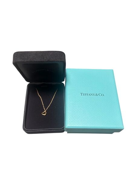 【新品未使用】ティファニー ローズゴールド オープンハートネックレス Tiffany& Co