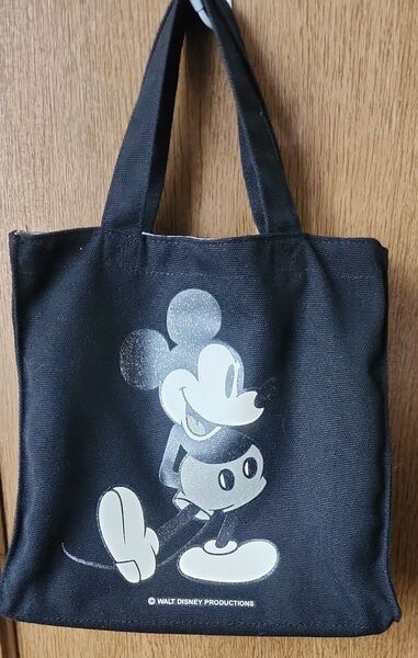 ミッキーマウス トートバッグ 黒