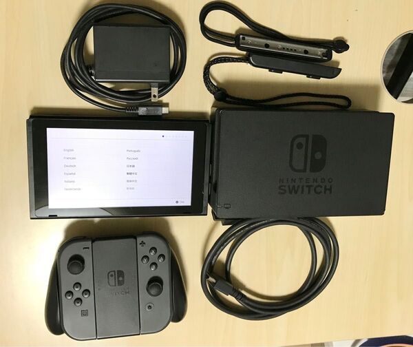 2020年製(バッテリー強化版) グレー ニンテンドー switch 本体 付属品
