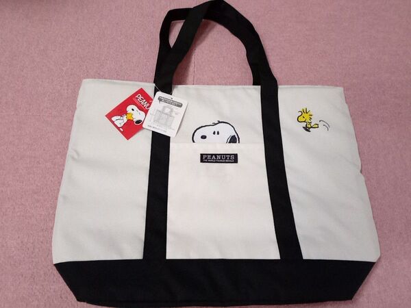 新品未使用 スヌーピー ビック保冷バック トートバック SNOOPY 買い物 エコバッグ