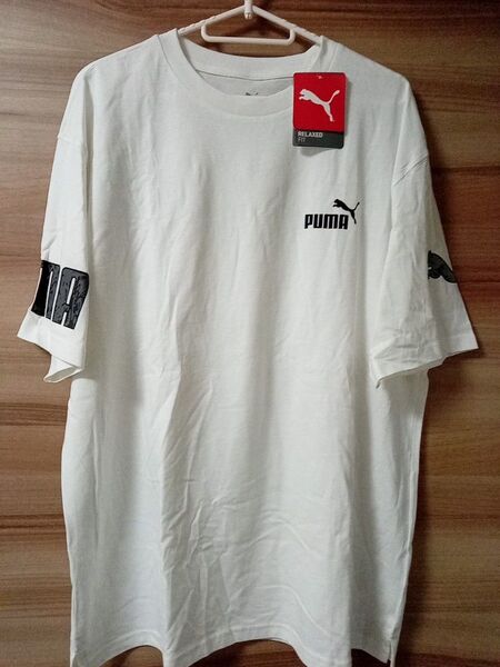 新品未使用 半袖Tシャツ プーマ PUMA サイズL 白