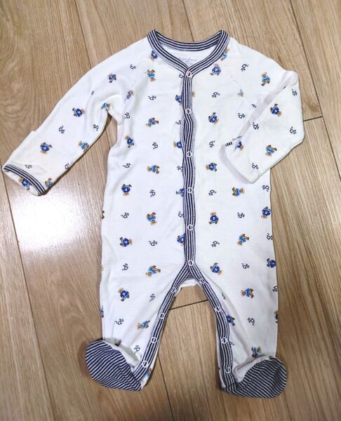 Polo Ralph Lauren ポロ ラルフローレン ベビー 足付きカバーオール 長袖 3M 60サイズ ポロベア