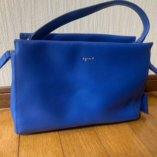 アニエスベー agnes b. 2wayレザーバッグ