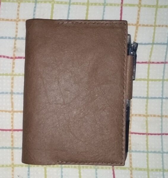 牛革製手帳カバー A6 ほぼ日など ブラウン