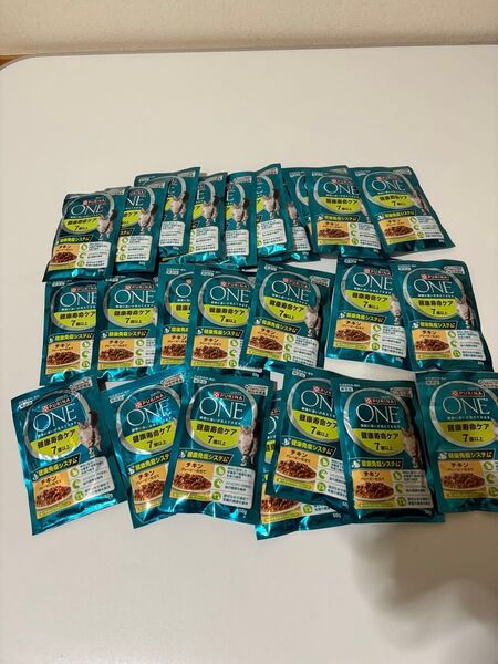 ピュリナワンキャット パウチ 健康寿命ケア 7歳以上 チキングレービー仕立て 50g