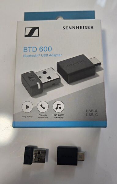ゼンハイザー Bluetooth発信機 BTD 600 USBアダプター aptX Ada