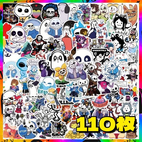 【新品】アンダーテイル UNDERTALE ゲーム PVC 防水シール ステッカー まとめ売り シール 防水ステッカー ステッカー