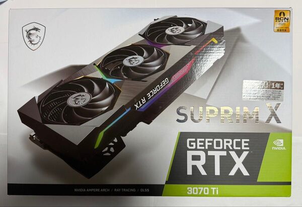 【美品】MSI GeForce RTX 3070Ti 8G SUPRIM X
