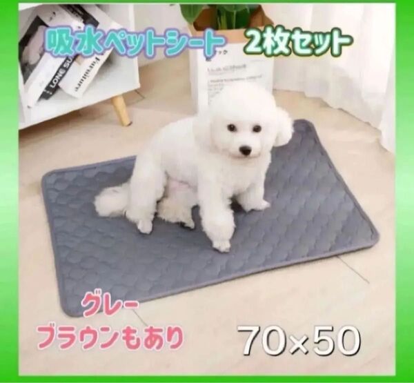 【2枚組】ペットシーツ ペットシート トイレマット おしっこシート 洗える トイレシート 犬 猫 洗える