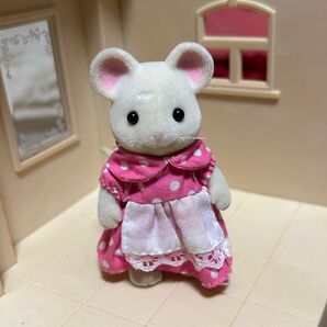 シルバニアファミリー しろネズミ シロねずみ お母さん