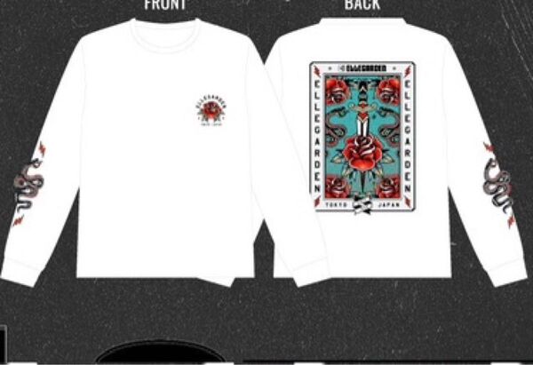 xxl ELLEGARDEN Long sleeve t-シャツ xxl 白 ロンT