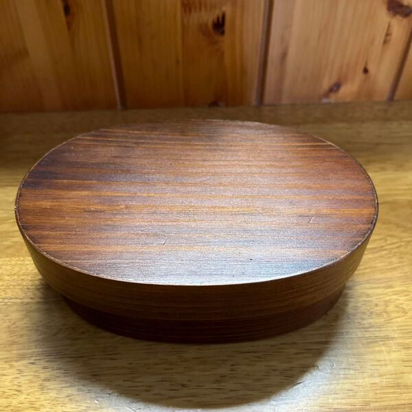 無印良品 木製 漆塗り弁当箱約幅18×奥行12.5×高さ5.5cm