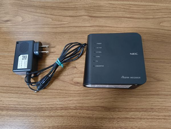 Wi-FiルーターNEC PA-WG1200CR ホームルーター 無線LAN Aterm AL1-004413-001/2AAJ011F