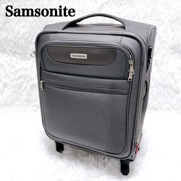 極美品 SOMESONITE サムソナイト キャリーケース スピナー 機内持込可 スーツケース Samsonite 拡張 鍵付き