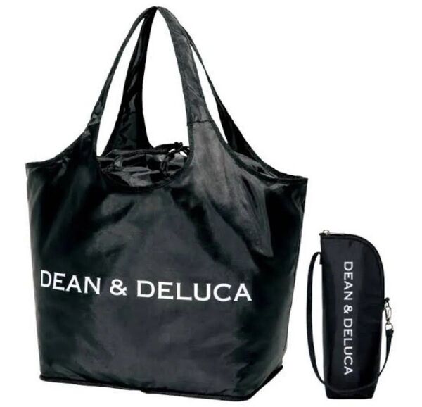DEAN&DELUCA レジカゴバッグ 保冷ボトルケース 黒 GLOW 2020年 8月号 新品 ディーンアンドデルーカ 付録