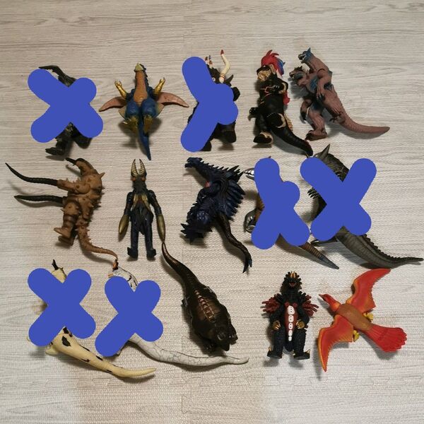 ウルトラマン 怪獣ソフビ バンダイ フィギュア 9個まとめ売り