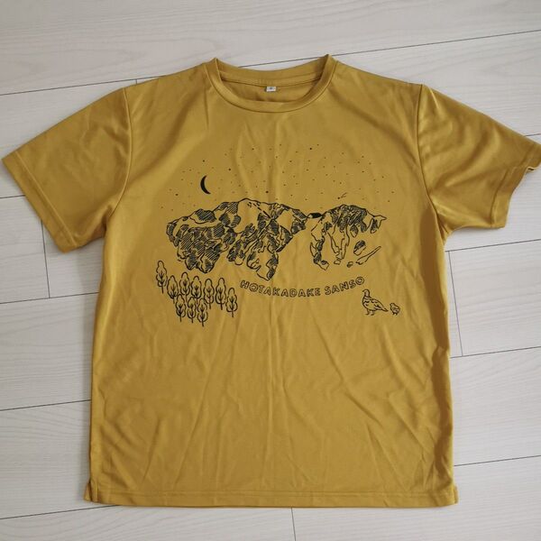 穂高岳山荘 Tシャツ 黄色