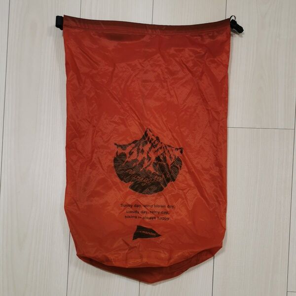 槍ヶ岳山荘 防水バッグ 18L 赤