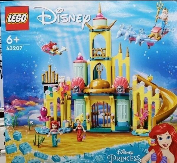 レゴ(LEGO) ディズニープリンセス アリエルの海のお城 43207