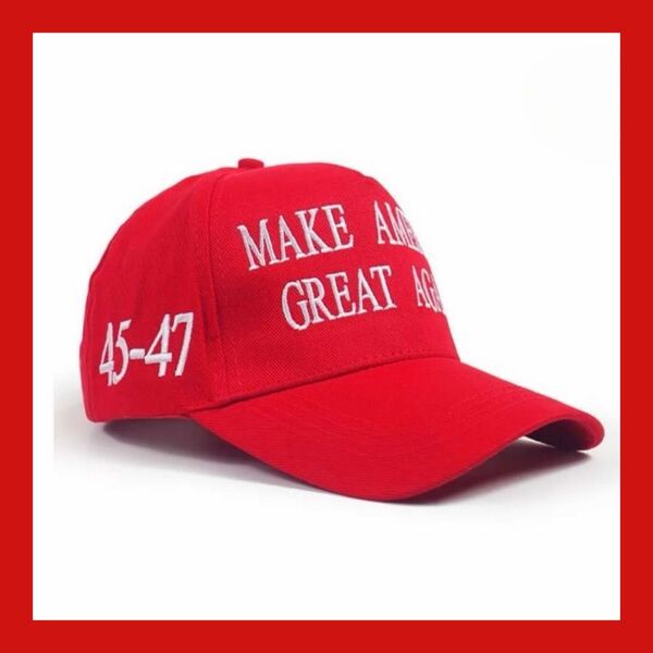 帽子 キャップ 野球帽 赤 Make America Great Again Cap