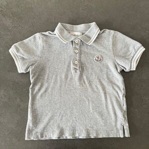 ポロシャツ モンクレール 92cm グレー 半袖ポロシャツ MONCLER