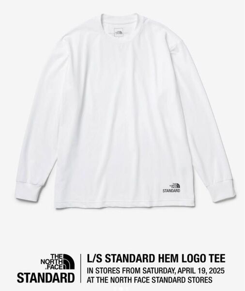 新品未使用 ノースフェイス スタンダード 限定 長袖Tシャツ XXL 白