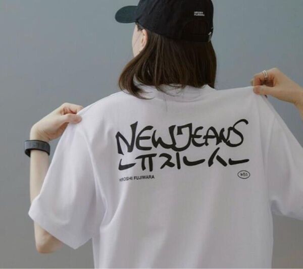 新品未使用 NewJeans x HF COLLER Tシャツ 白 L