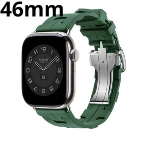 新品未開封 Apple Watch Hermsキリム 46mm 緑 グリーン
