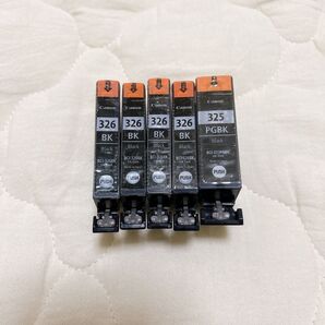Canon 325PGBK 、326BK、インクカートリッジ 5個まとめ売り