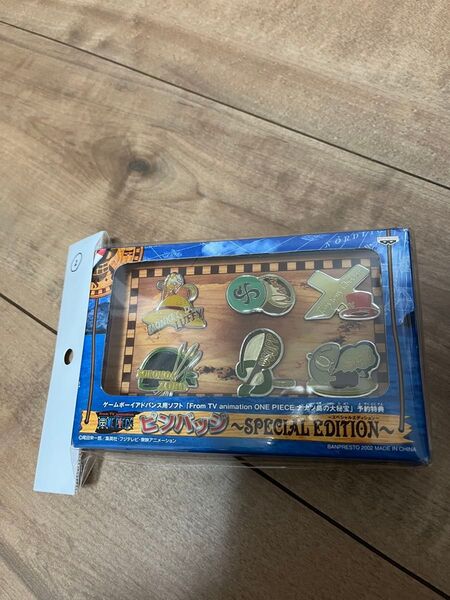 ワンピース ゲームボーイアドバンス 予約特典 ピンバッジ