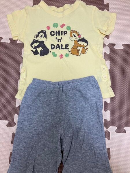 ベルメゾン 半袖 パジャマ ディズニー チップ デール 110