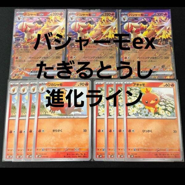 バシャーモex 進化ライン ポケモンカードゲーム ポケカ デッキ 構築用