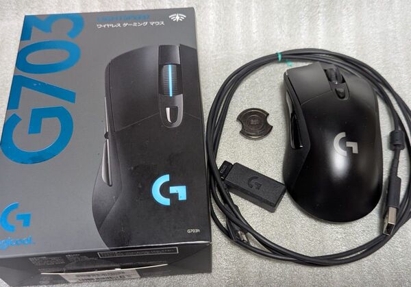 Logicool G703h LIGHTSPEED ソール交換動作品
